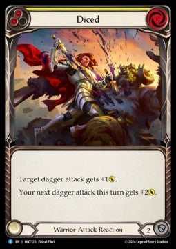 Diced (Yellow) (Regular) - The Hunted (Rare) [HNT-120]