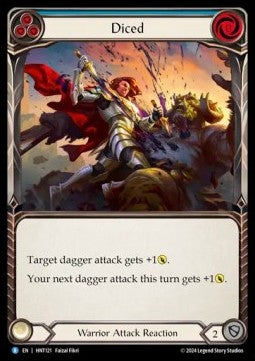 Diced (Blue) (Regular) - The Hunted (Rare) [HNT-121]