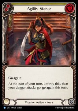 Agility Stance (Rainbow Foil) - The Hunted (Rare) [HNT-125]
