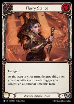 Flurry Stance (Rainbow Foil) - The Hunted (Rare) [HNT-126]