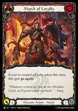 March of Loyalty (Regular) - The Hunted (Rare) [HNT-153]