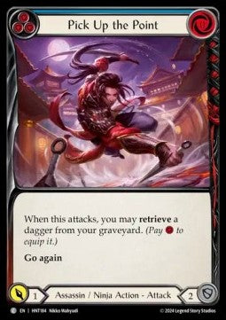 Pick Up the Point (Blue) (Rainbow Foil) - The Hunted (Common) [HNT-184]