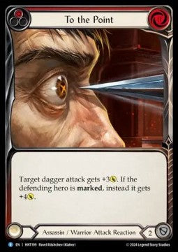 To the Point (Red) (Rainbow Foil) - The Hunted (Rare) [HNT-199]