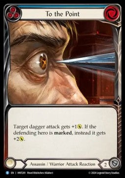 To the Point (Blue) (Regular) - The Hunted (Rare) [HNT-201]