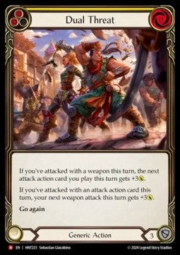 Dual Threat (Rainbow Foil) - The Hunted (Majestic) [HNT-223]