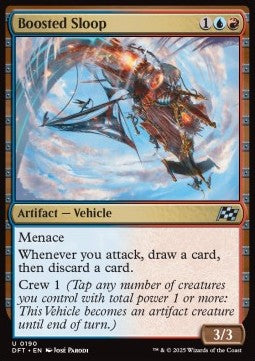 Boosted Sloop - Aetherdrift (Uncommon) [DFT-190]