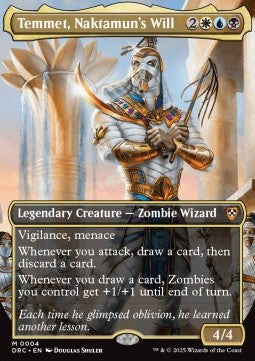 Temmet, Naktamun's Will - Commander: Aetherdrift (Mythic) [DRC-4]