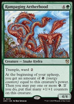 Rampaging Aetherhood - Commander: Aetherdrift (Rare) [DRC-15]