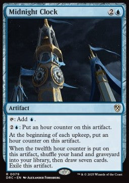 Midnight Clock - Commander: Aetherdrift (Rare) [DRC-79]