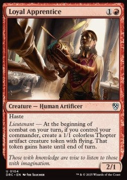 Loyal Apprentice - Commander: Aetherdrift (Uncommon) [DRC-104]