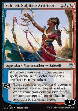 Saheeli, Sublime Artificer - Commander: Aetherdrift (Uncommon) [DRC-119]