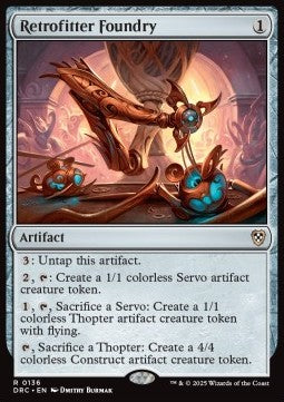 Retrofitter Foundry - Commander: Aetherdrift (Rare) [DRC-136]