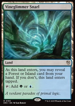 Vineglimmer Snarl - Commander: Aetherdrift (Rare) [DRC-183]