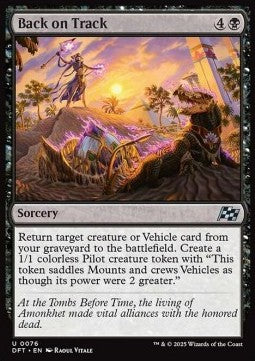 Back on Track - Aetherdrift (Uncommon) [DFT-76]