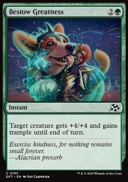 Bestow Greatness - Aetherdrift (Common) [DFT-155]