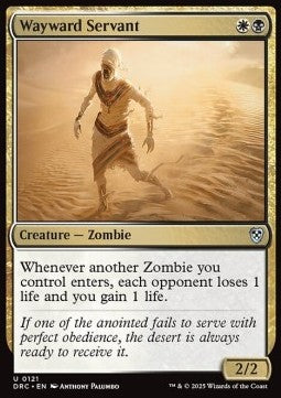 Wayward Servant - Commander: Aetherdrift (Uncommon) [DRC-121]