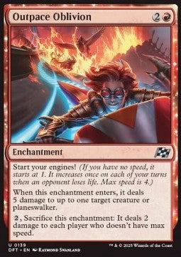 Outpace Oblivion - Aetherdrift (Uncommon) [DFT-139]