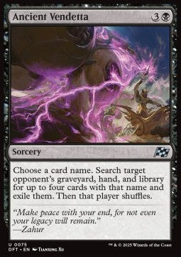 Ancient Vendetta - Aetherdrift (Uncommon) [DFT-75]