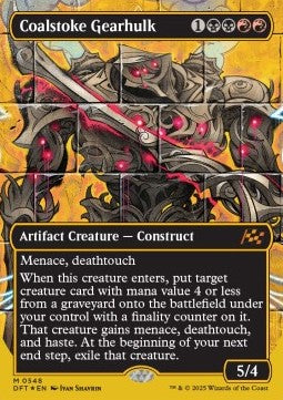 Coalstoke Gearhulk (V.2) - Aetherdrift: First-Place (Mythic) [DFTFP-548]