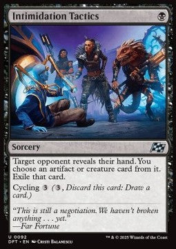 Intimidation Tactics - Aetherdrift (Uncommon) [DFT-92]