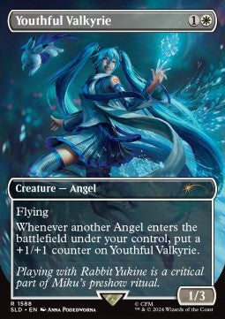Youthful Valkyrie - Secret Lair Drop Series: Winter Superdrop 2025 (Rare) [SLDW25-1588]