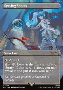 Scrying Sheets - Secret Lair Drop Series: Winter Superdrop 2025 (Rare) [SLDW25-1606]