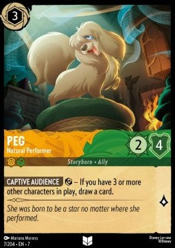 Peg - Natural Performer - Archazia's Island (Uncommon) [7ARI-7]