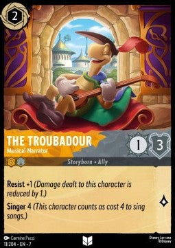 The Troubadour - Musical Narrator - Archazia's Island (Uncommon) [7ARI-11]