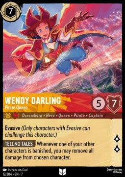 Wendy Darling - Pirate Queen - Archazia's Island (Uncommon) [7ARI-12]