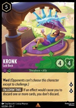 Kronk - Laid Back - Archazia's Island (Rare) [7ARI-63]