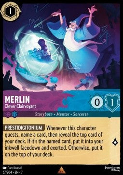 Merlin - Clever Clairvoyant - Archazia's Island (Rare) [7ARI-67]