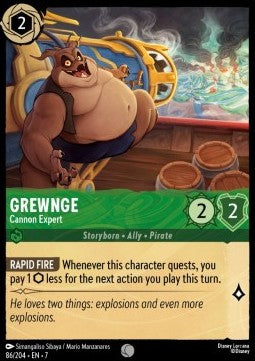 Grewnge - Cannon Expert - Archazia's Island (Common) [7ARI-86]