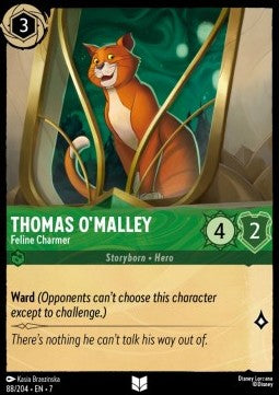 Thomas O'Malley - Feline Charmer - Archazia's Island (Uncommon) [7ARI-88]