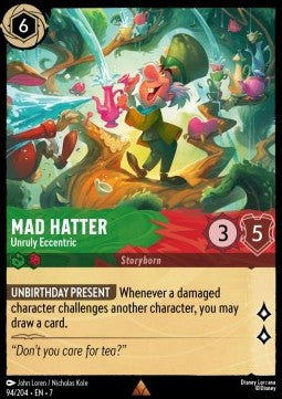 Mad Hatter - Unruly Eccentric (V.1) - Archazia's Island (Rare) [7ARI-94]