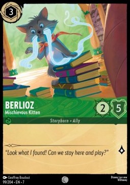 Berlioz - Mischievous Kitten - Archazia's Island (Common) [7ARI-99]