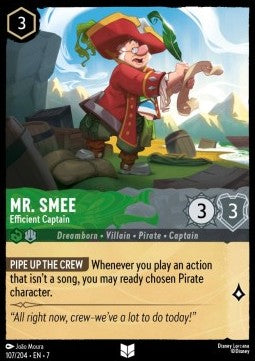 Mr. Smee - Efficient Captain - Archazia's Island (Uncommon) [7ARI-107]