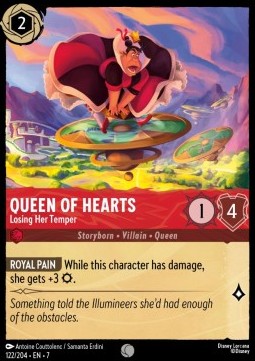 Queen of Hearts - Losing Her Temper - Archazia's Island (Common) [7ARI-122]