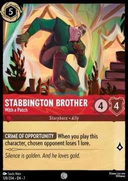 Stabbington Brother - With a Patch - Archazia's Island (Common) [7ARI-128]