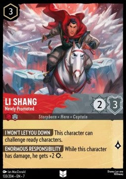Li Shang - Newly Promoted - Archazia's Island (Uncommon) [7ARI-133]