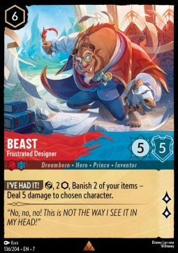 Beast - Frustrated Designer - Archazia's Island (Rare) [7ARI-136]