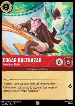 Edgar Balthazar - Ambitious Butler - Archazia's Island (Common) [7ARI-146]