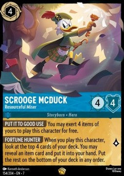 Scrooge McDuck - Resourceful Miser - Archazia's Island (Legendary) [7ARI-154]