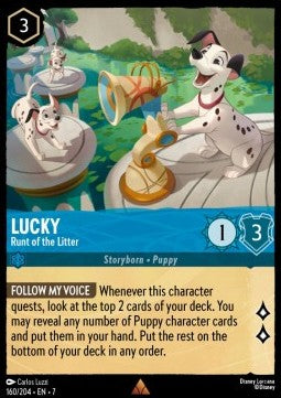 Lucky - Runt of the Litter - Archazia's Island (Rare) [7ARI-160]