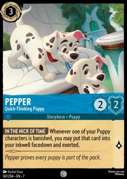 Pepper - Quick‐Thinking Puppy - Archazia's Island (Common) [7ARI-167]
