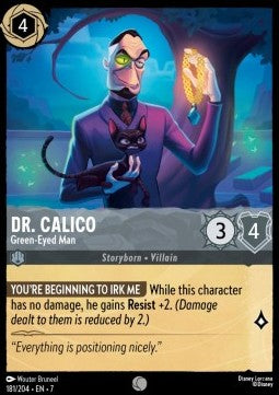 Dr. Calico - Green‐Eyed Man - Archazia's Island (Common) [7ARI-181]