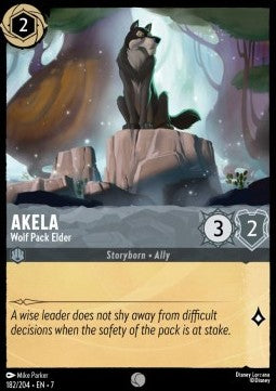 Akela - Wolf Pack Elder - Archazia's Island (Common) [7ARI-182]