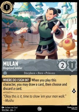 Mulan - Disguised Soldier - Archazia's Island (Common) [7ARI-193]