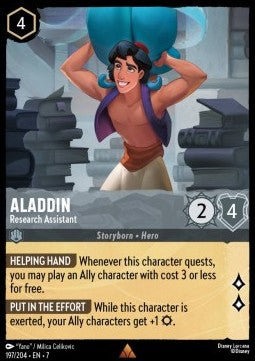 Aladdin - Research Assistant - Archazia's Island (Rare) [7ARI-197]