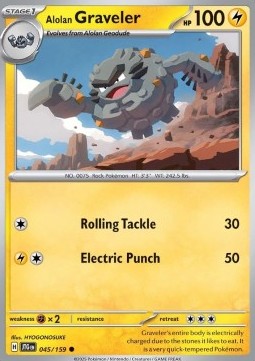 Alolan Graveler - Journey Together (Common) [JTG-045]