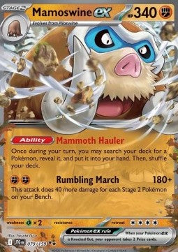 Mamoswine ex - Journey Together (Double Rare) [JTG-079]